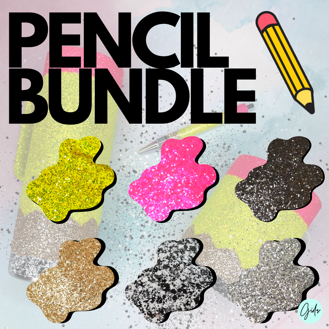 Pencil Bundle Glitter