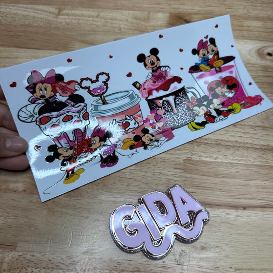 UV DTF - LOVE MOUSSIES Libbey cup Wrap