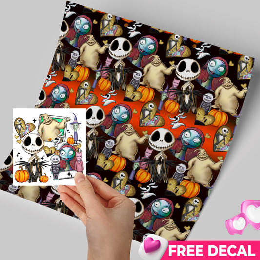 High-Quality Printed Adhesive Vinyl – Permanent Finish 12x12" Jack / Free Uvdtd decal