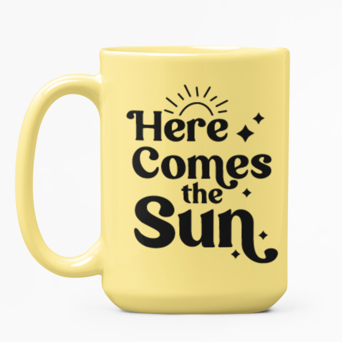 UV DTF STICKER - Here comes the sun