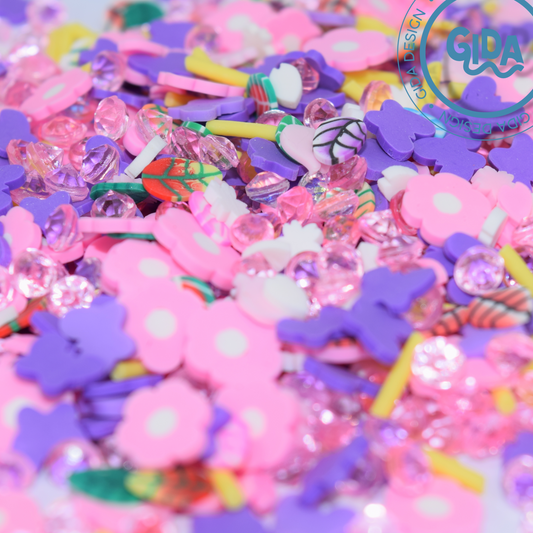 Sweet Flowers Polymer clay 1 oz