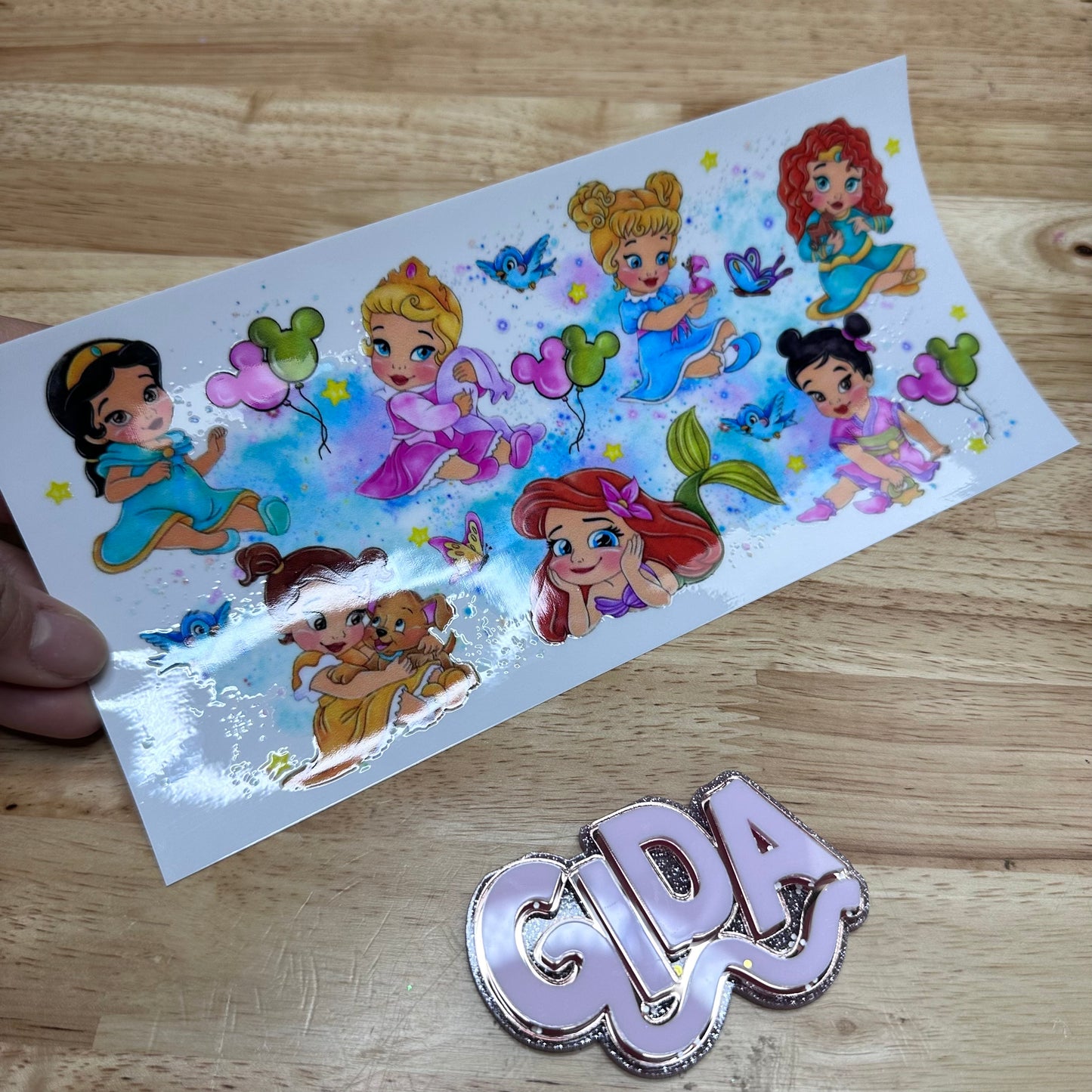 UV DTF - Little Princess Libbey cup Wrap