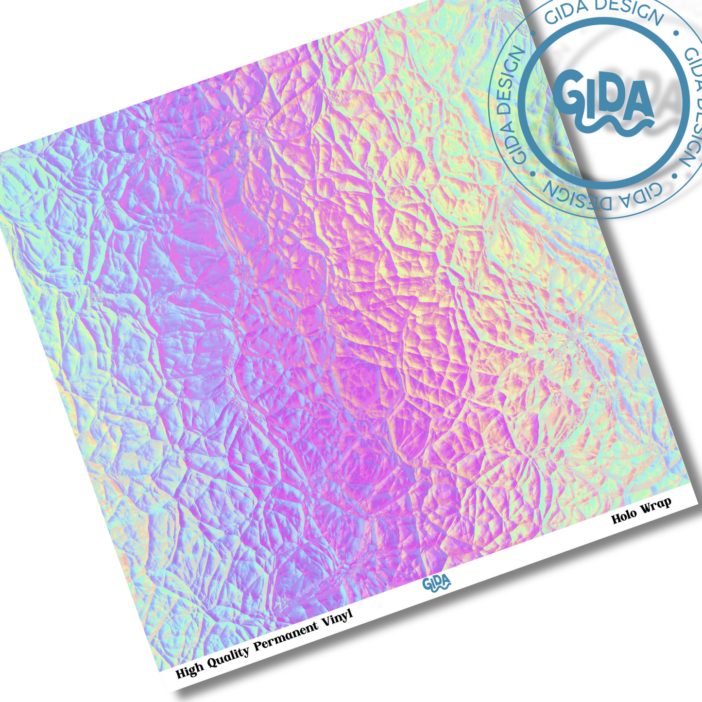 Holo Wrap Printed 12x12 " Vinyl