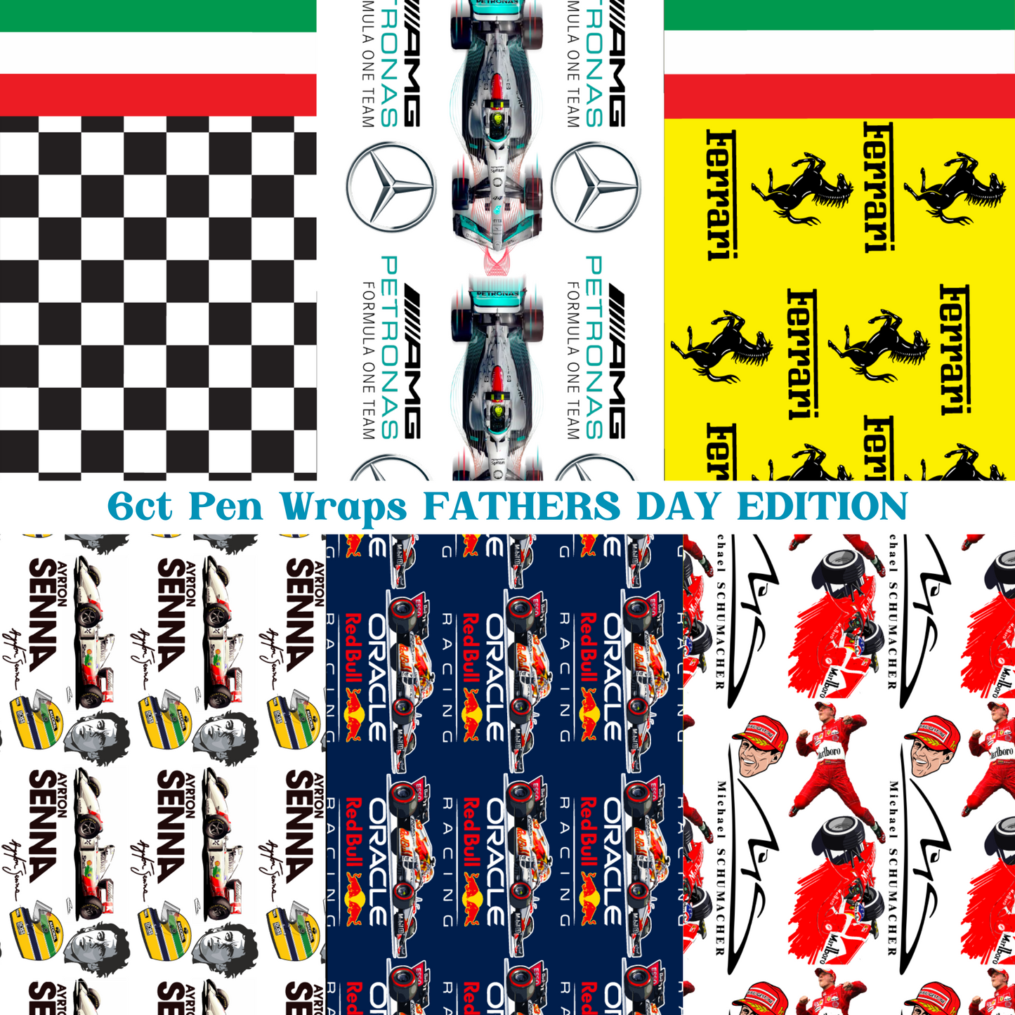 6ct Pen Set FATHER'S DAY EDITION Pen Wrap