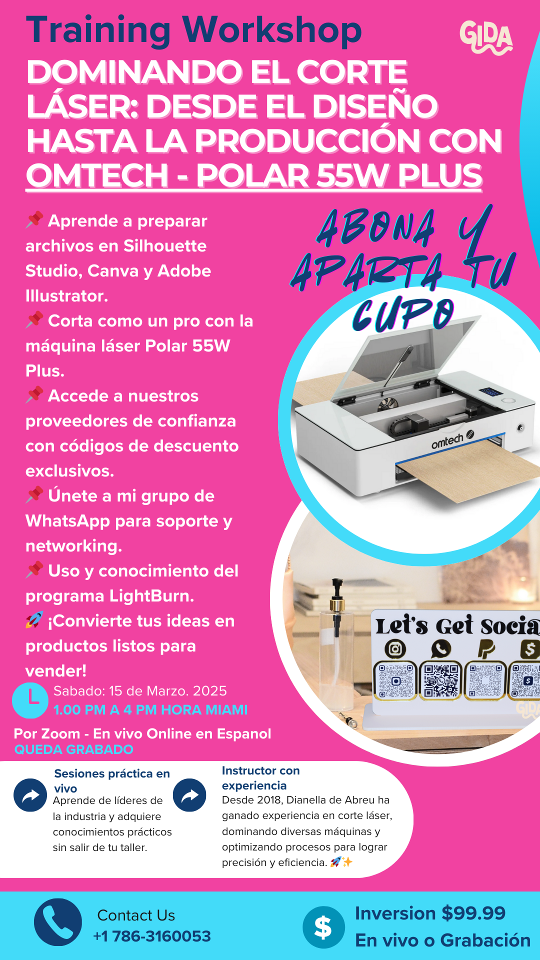 Grabación Curso Corte Laser - Funcionamiento Polar