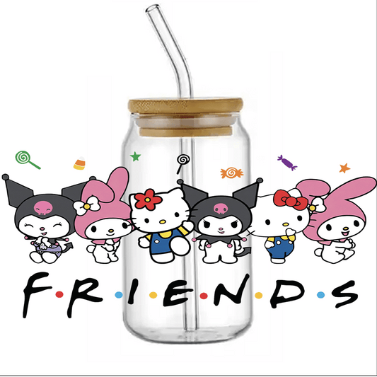 UV DTF - 6 caracteres Friends Wrap