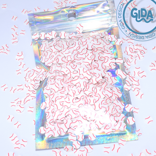 Baseball Polymer clay 1 oz