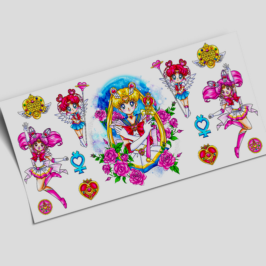 UV DTF Cup Wrap - Sailor Moon exclusive