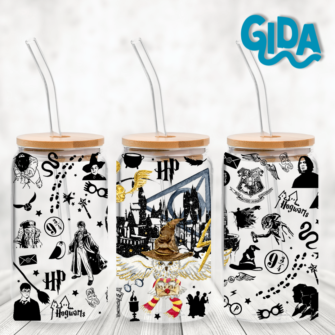 UV DTF - Hogwarts Libbey cup Wrap 16oz
