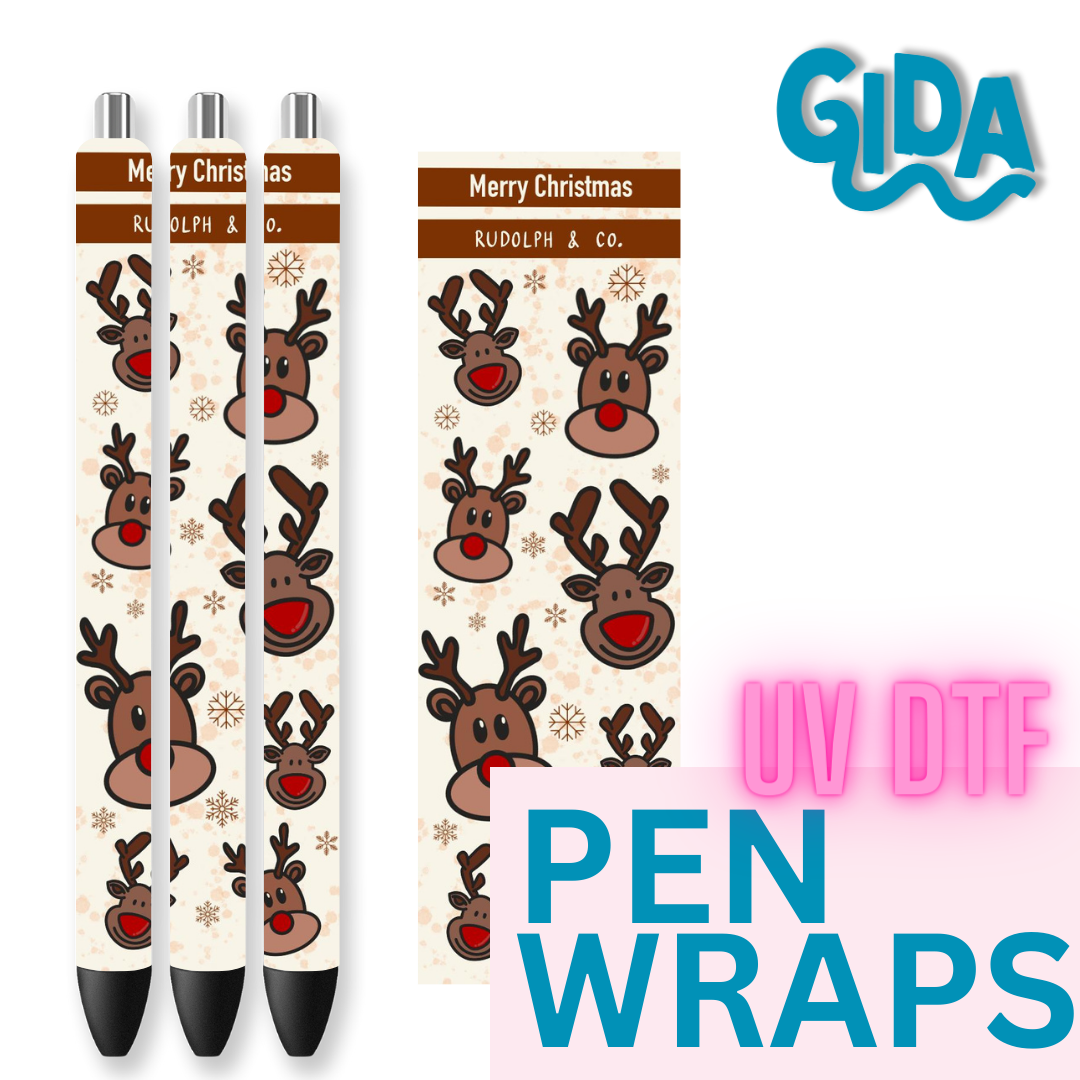 UV DTF - Rudolph Pen Wrap