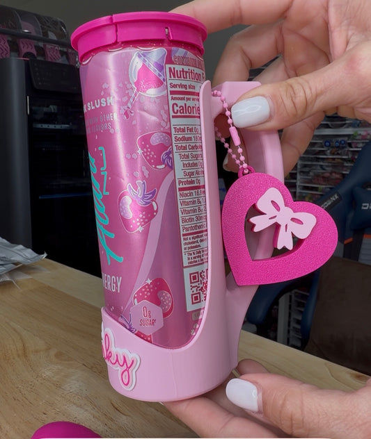 3D Printed 12 oz skinny Can cooler set: lid, keychain and opener