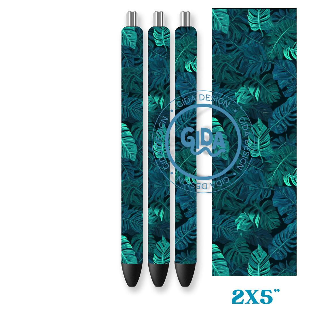 6ct - Tropical Set Pen Wrap permanent Vinyl