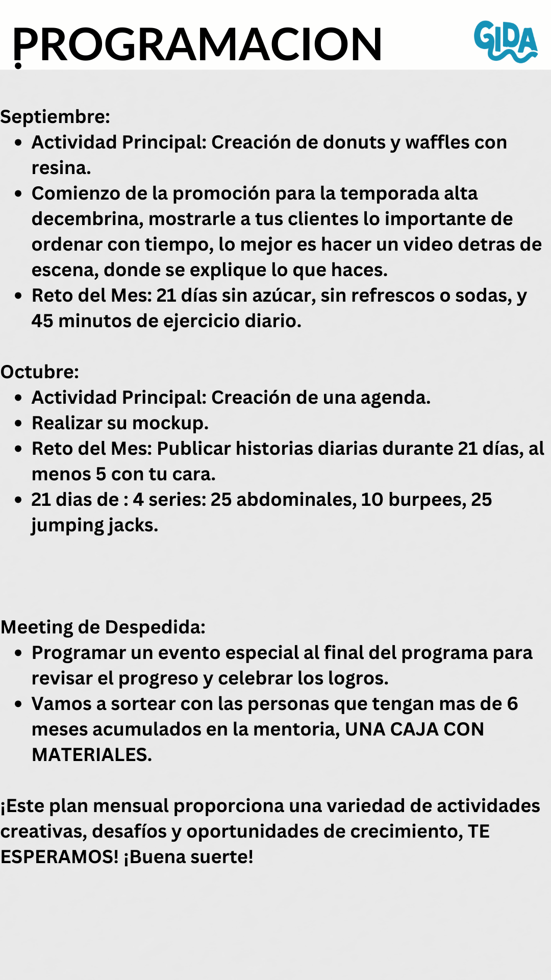 Mentoria Mensual Creativa - Grupo Exclusivo Facebook
