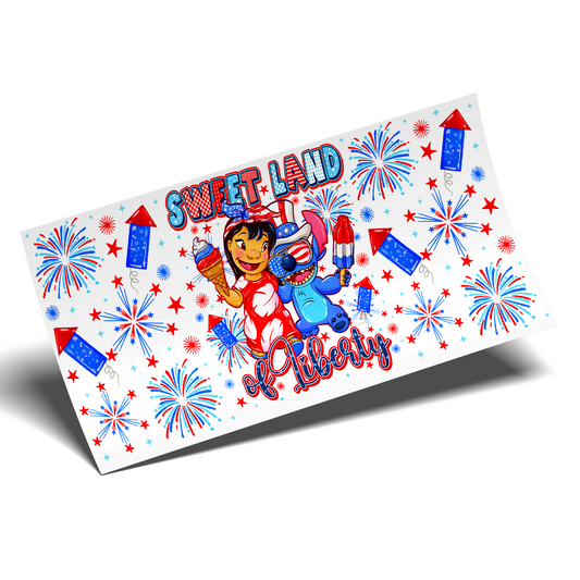 UV DTF Wrap Stickers - Stitch Liberty