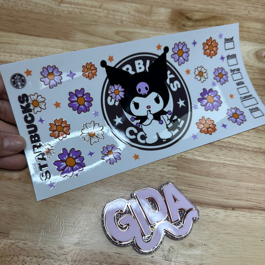 UV DTF - Kurooo Libbey cup Wrap