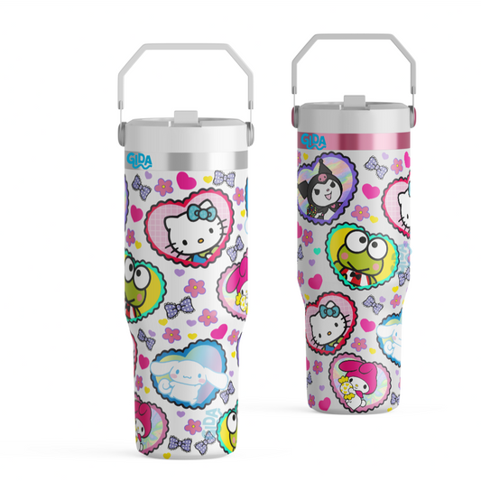 UV DTF Stickers wraps - 20oz Tumbler Wrap 5 friends