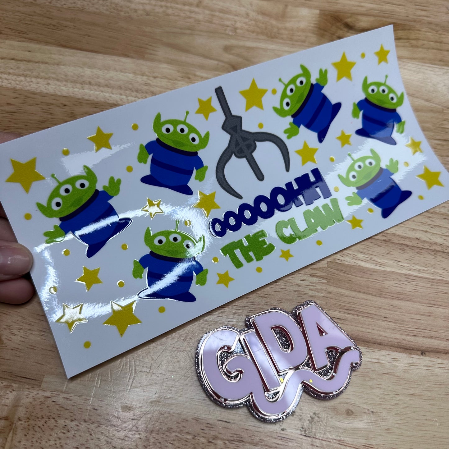 UV DTF Stickers Wraps - La Garra Libbey cup Wrap