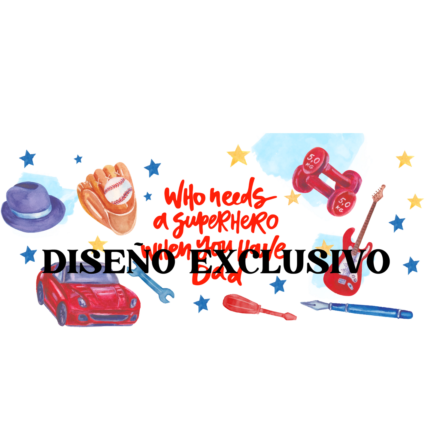 Cup Wrap Stickers UV DTF - Fathers Day 2023 Libbey cup Wrap