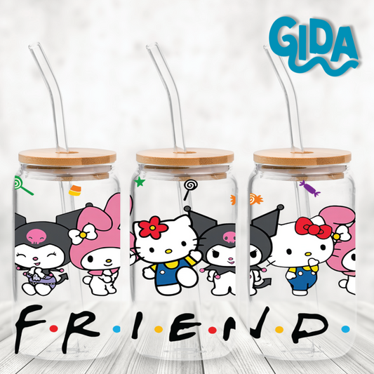 UV DTF - 6 caracteres Friends Wrap