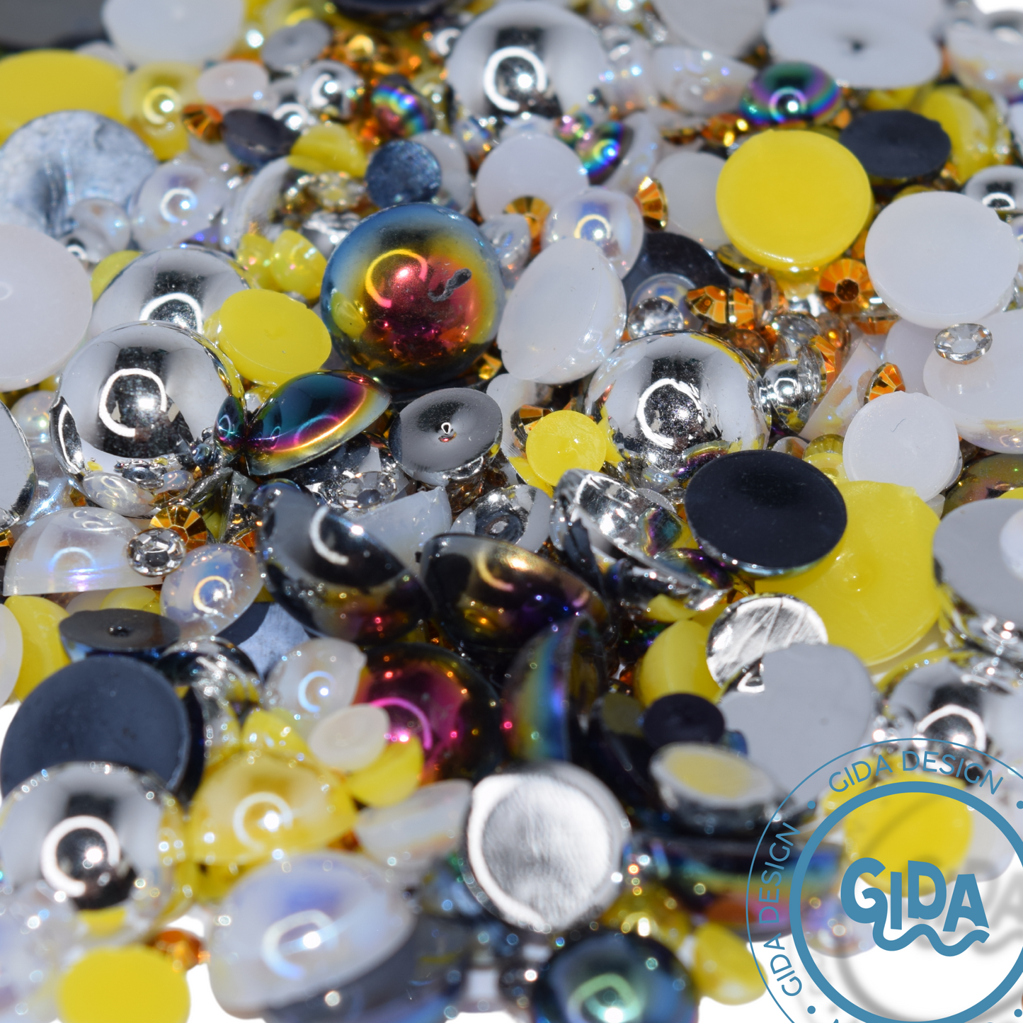 Bumblebee Flat Back Pearl Mix - 1.2 oz