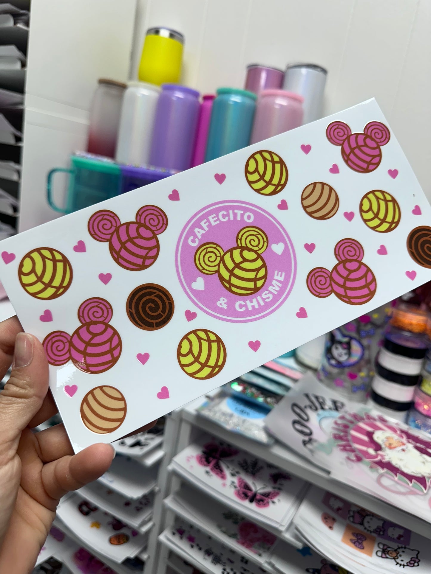 UV DTF - Chonchitas y Chisme Libbey cup Wrap