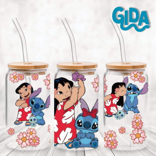 UV DTF - Lila and STITCHY Libbey Wrap