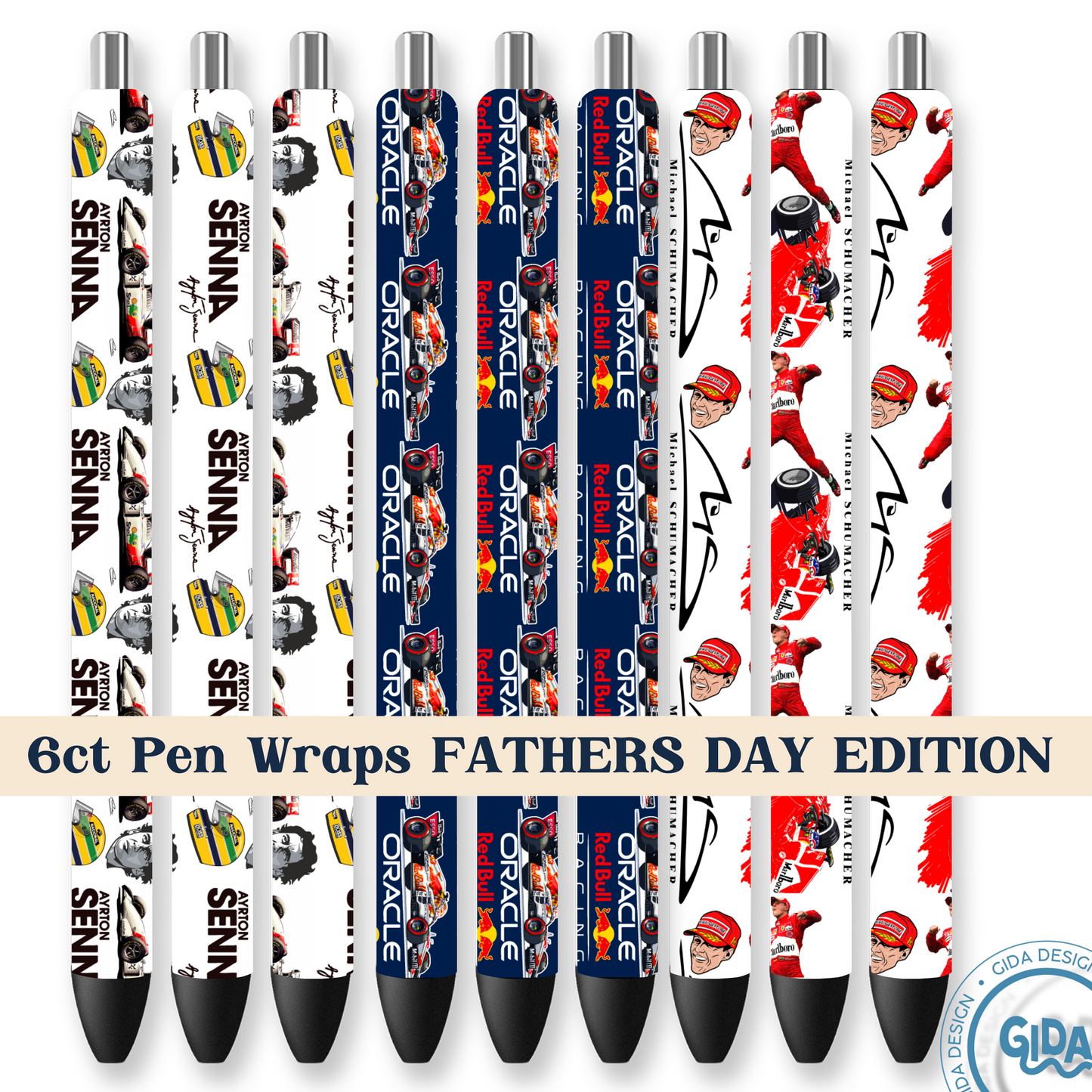 6ct Pen Set FATHER'S DAY EDITION Pen Wrap