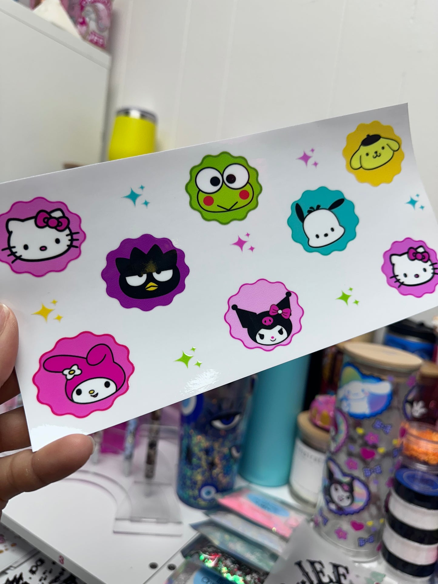 UV DTF - More Cuteness Libbey cup Wrap