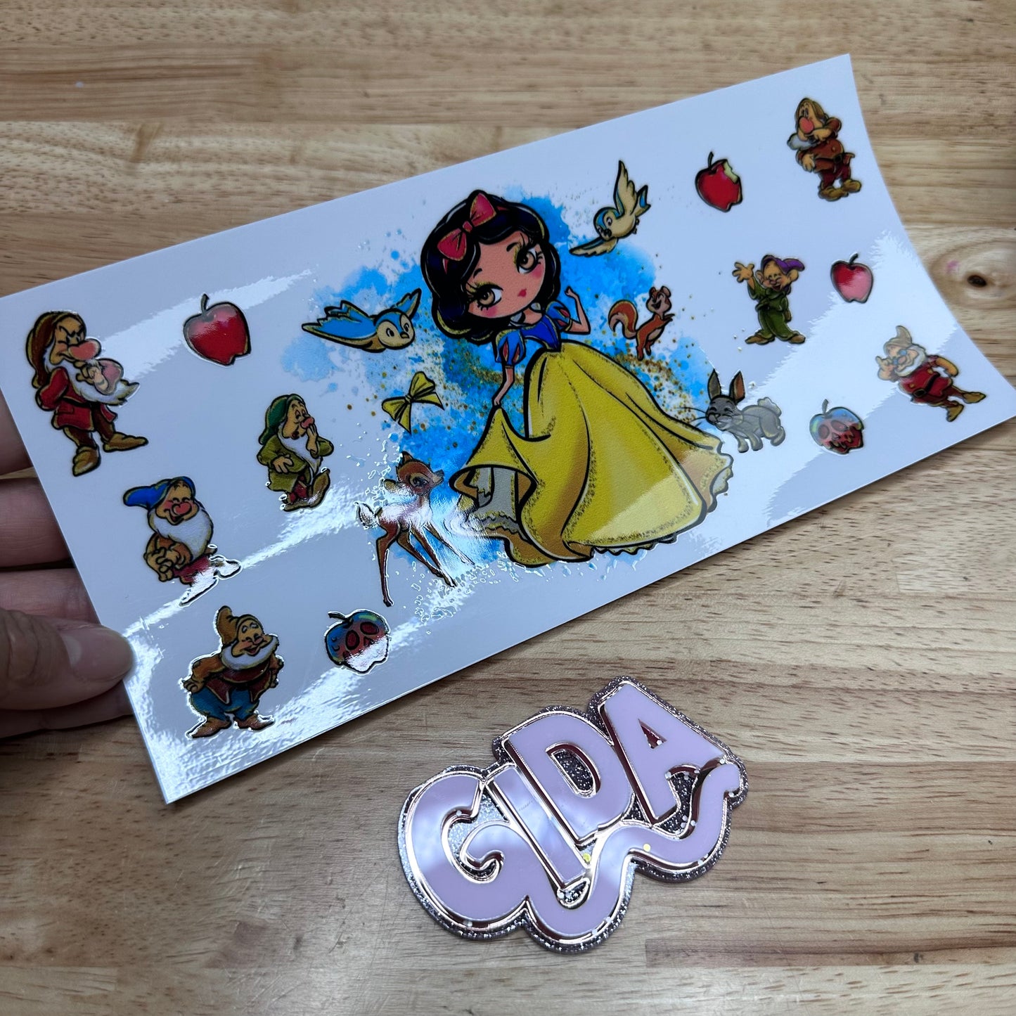 UV DTF - Princess Durmiente Libbey cup Wrap