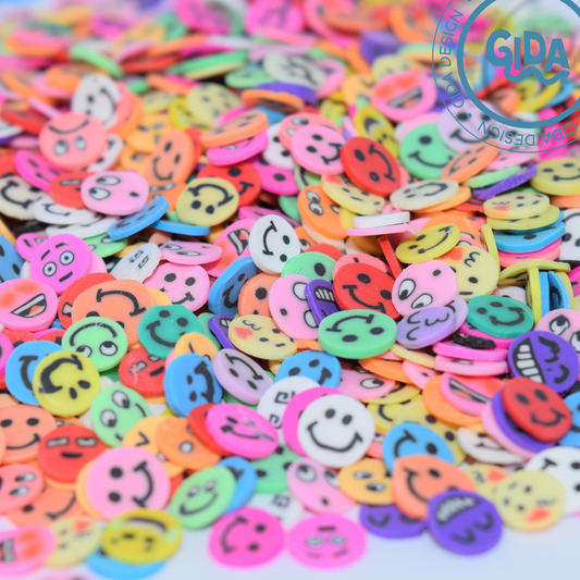 Happy Faces Polymer clay 1 oz