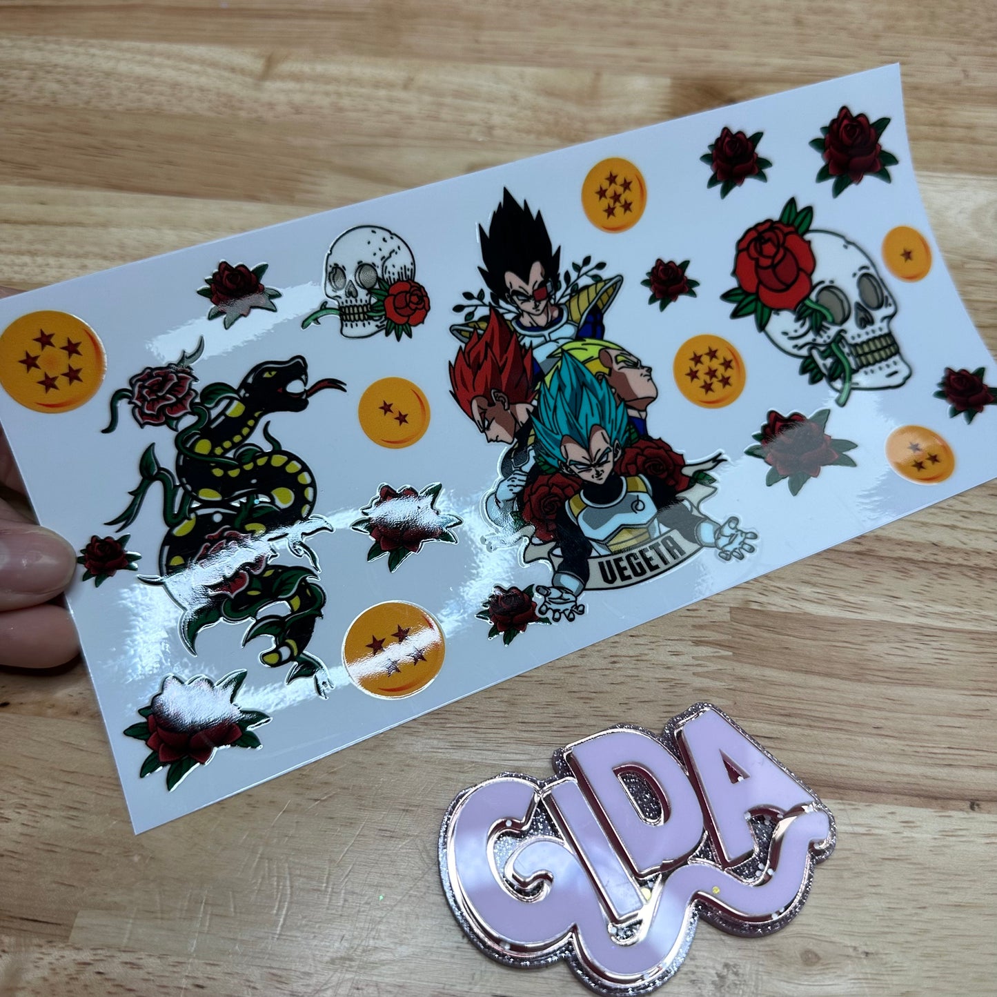 UV DTF - Dragon ball Libbey cup Wrap