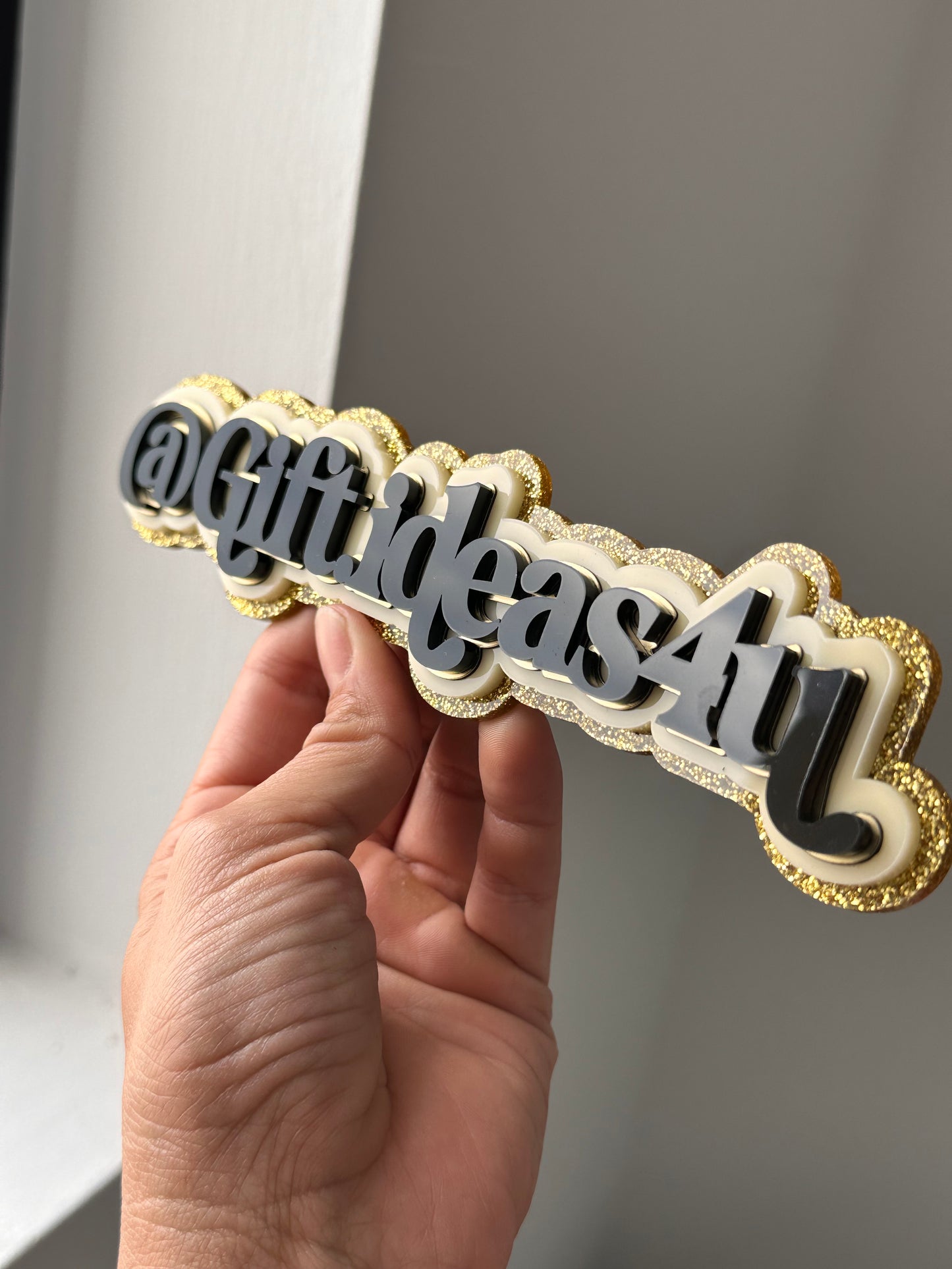 Acrylic Tags/Business Watermark