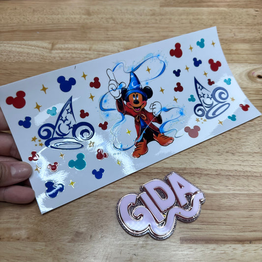 UV DTF Stickers Wraps - Magic is Real Libbey cup Wrap