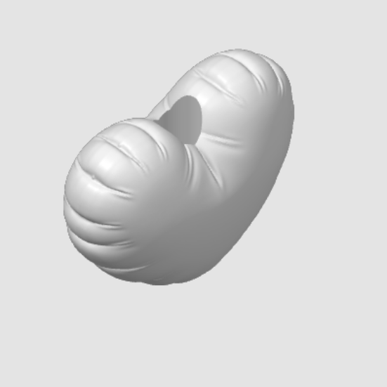 3D Printed Libbey Cup Lid Topper – Balloon Heart Blank Decorative Drink Accessory