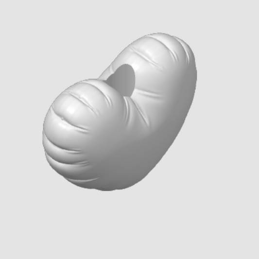 3D Printed Libbey Cup Lid Topper – Balloon Heart Blank Decorative Drink Accessory