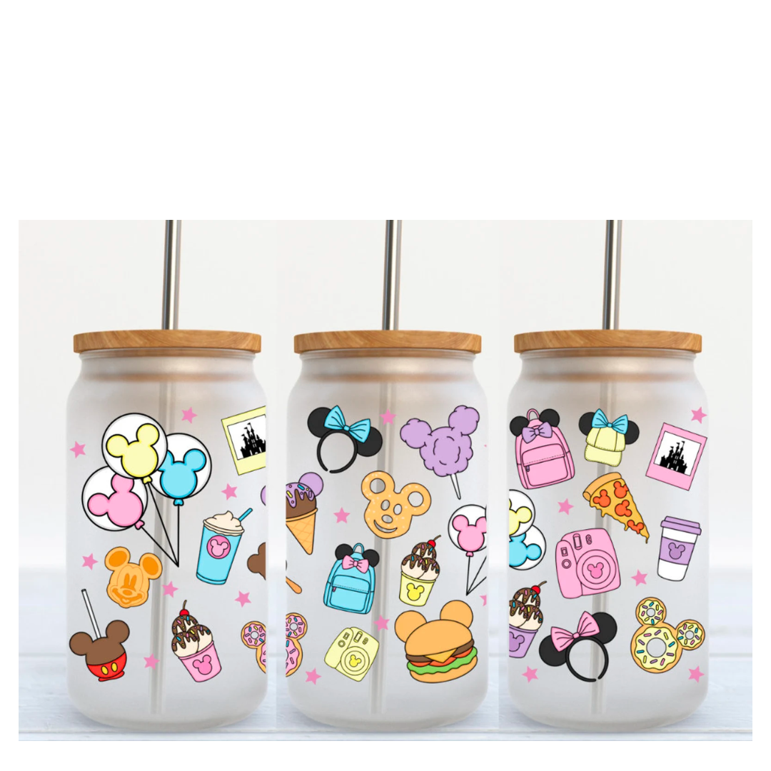 UV DTF - Cute Magic Items libbey cup Wrap