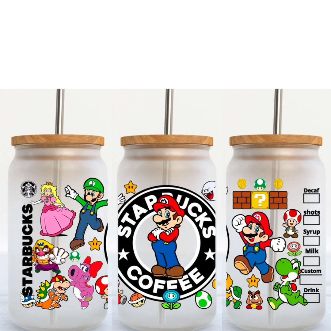 UV DTF Sticker Wraps - MI MARIO Wrap