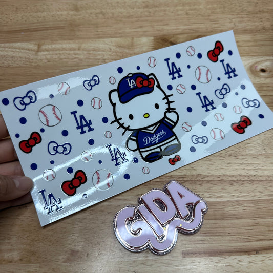 UV DTF - La Dodgers Libbey cup Wrap