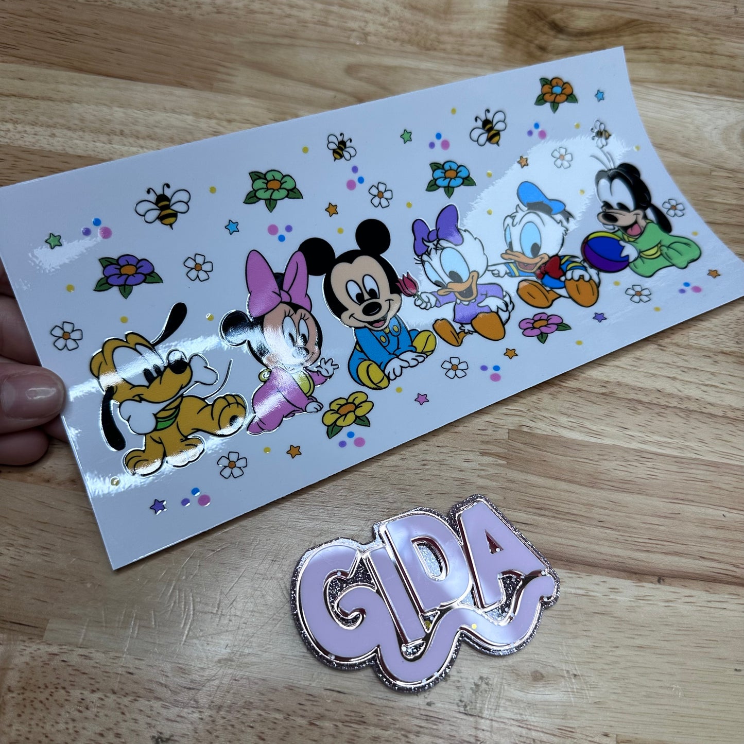 Cup Wrap UV DTF stickers - babys Libbey cup Wrap