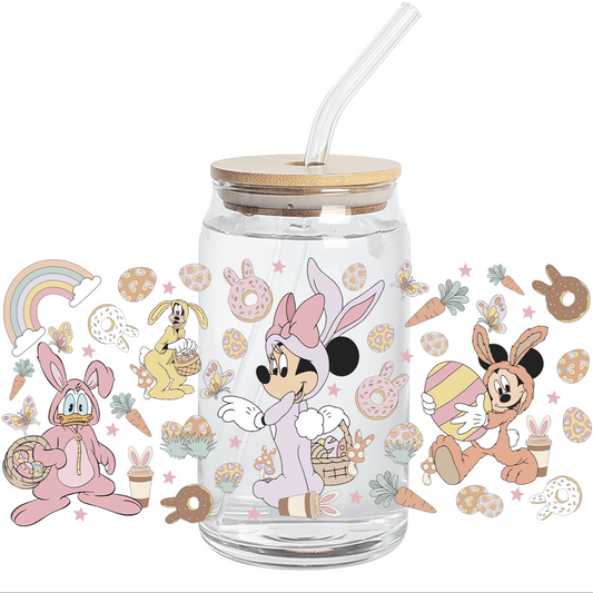 UV DTF - Easter Ratona eggs Libbey cup Wrap