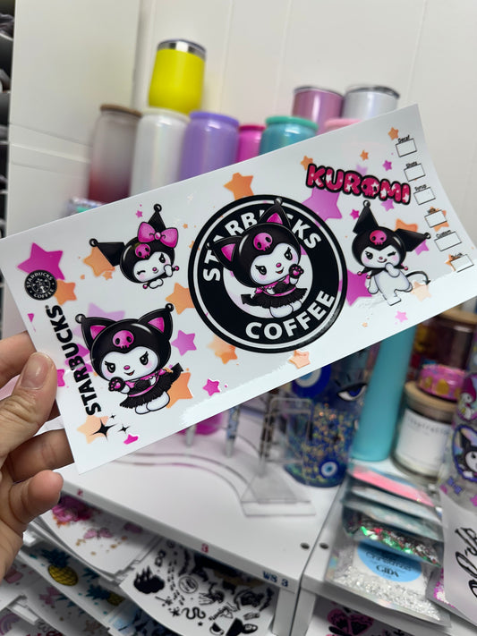 UV DTF - Kurooo Libbey cup Wrap