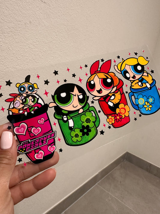 Cup Wrap Sticker - UV DTF PP girls