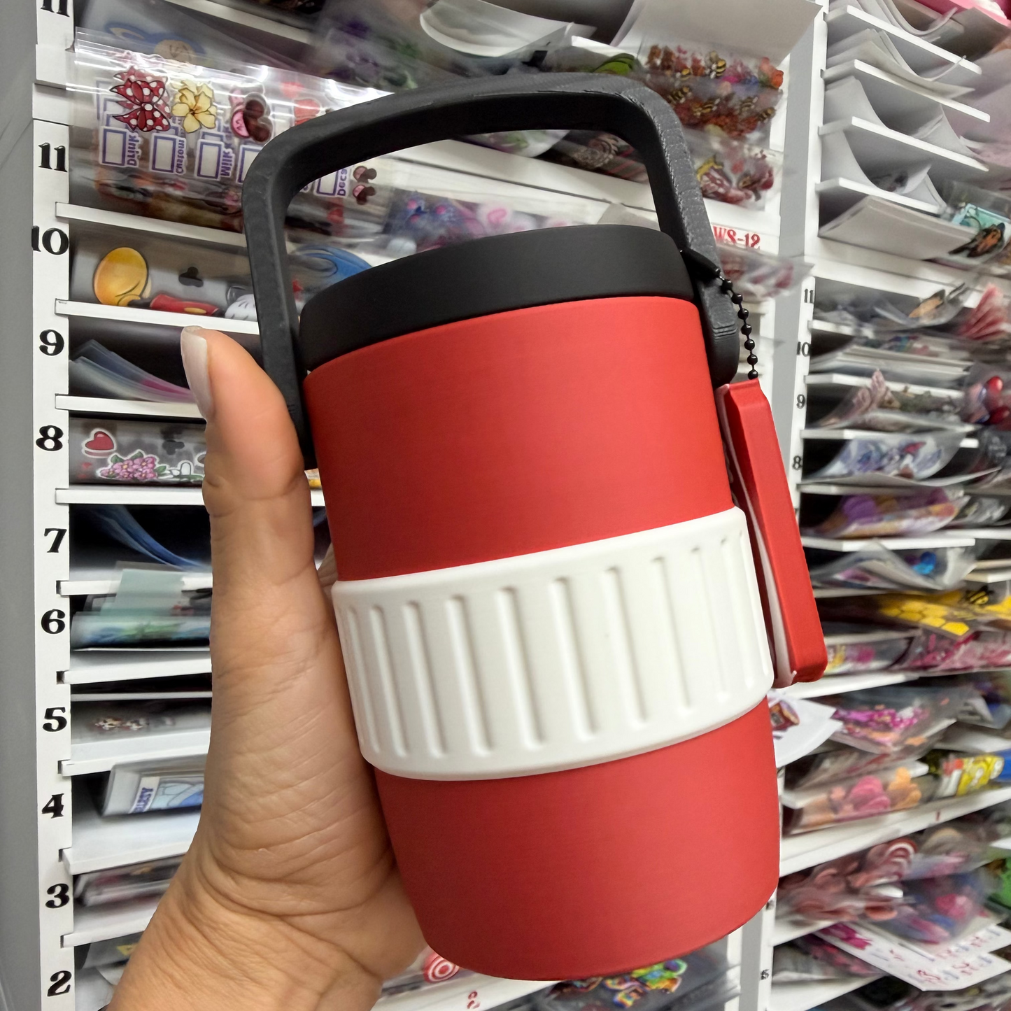 3D Printed set Barrel Can cooler, opener, lid and keychain for regular sodas 12 oz