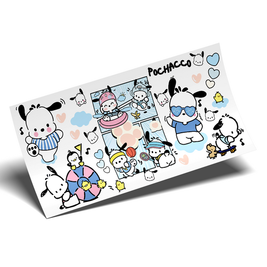 Cup Wrap Sticker UV DTF - POCHACCO in the clouds