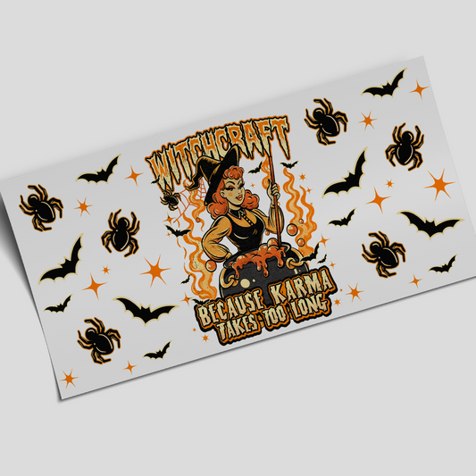 UV DTF Wrap Stickers - Witchcraft because Klarna takes too long - 16oz libbey