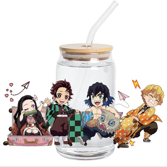 UV DTF Wrap Stickers - Anime Libbey cup Wrap