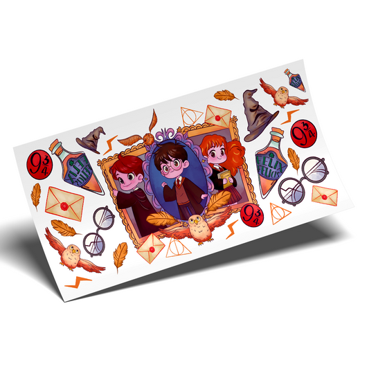 UV DTF Wrap Stickers - Harry Orange