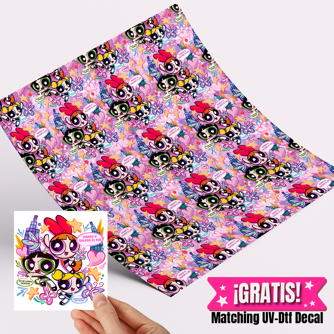 High-Quality Printed Adhesive Vinyl – Permanent Finish 12x12" PPG / Free Uvdtd decal