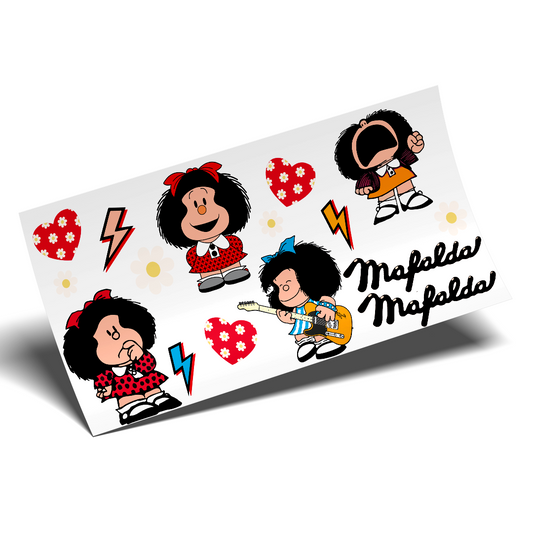 Cup Wrap Sticker UV DTF - Mafalda