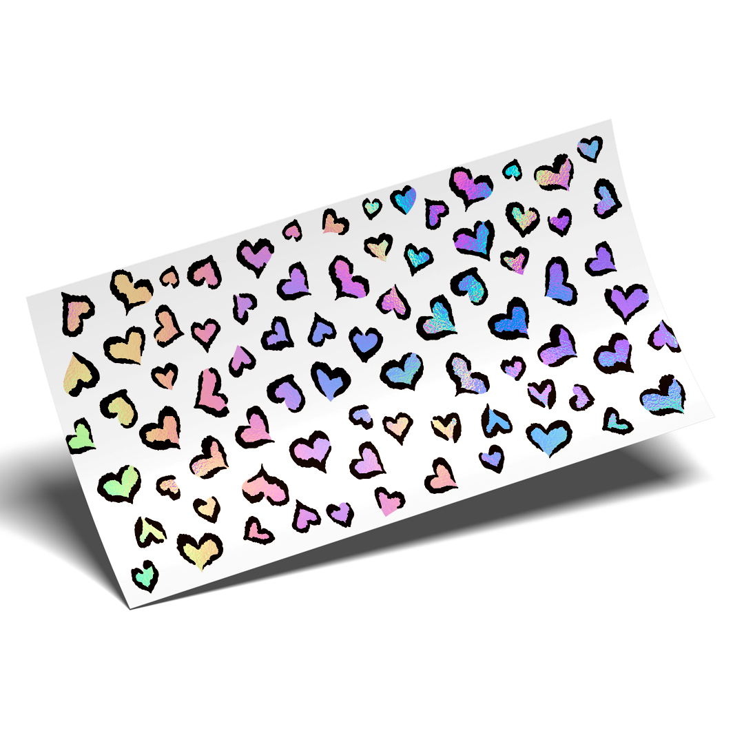 Cup Wrap Sticker - UV DTF Rainbow animal print